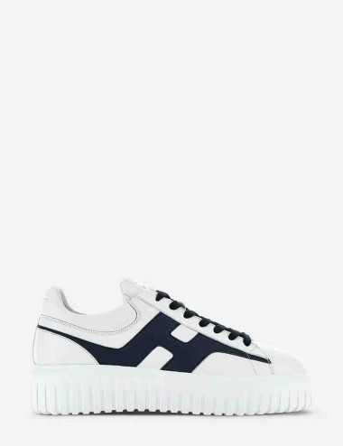 Sneakers H-Stripes Bianco Blu