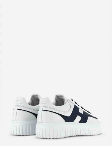 Sneakers H-Stripes Bianco Blu