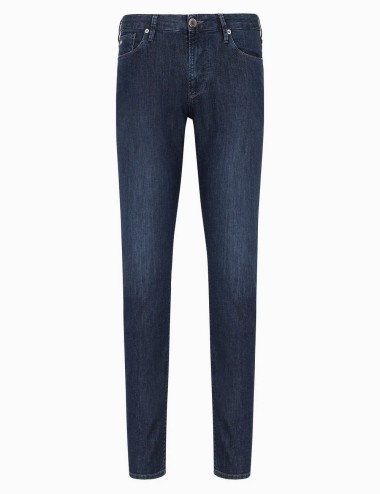 Pantaloni J06 slim fit in twill stretch DENIM BLU MD