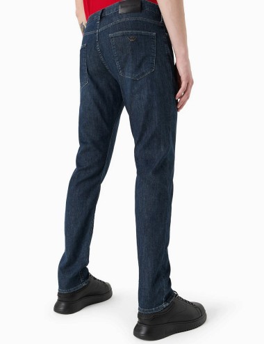 Pantaloni J06 slim fit in twill stretch DENIM BLU MD