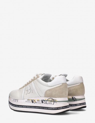 SNEAKERS BETH 5603 WHITE/SAND