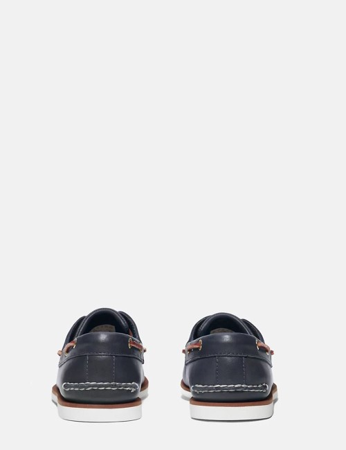 SCARPA DA BARCA CLASSIC TWO-EYE DA UOMO IN BLU