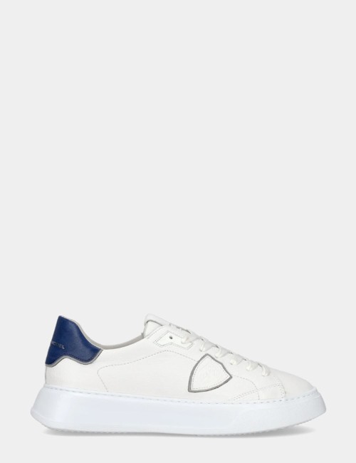 Sneaker bassa Temple uomo - bianco e blu