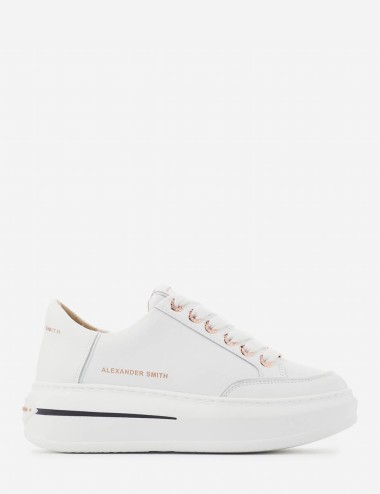 SNEAKERS LANCASTER WOMAN TOTAL WHITE