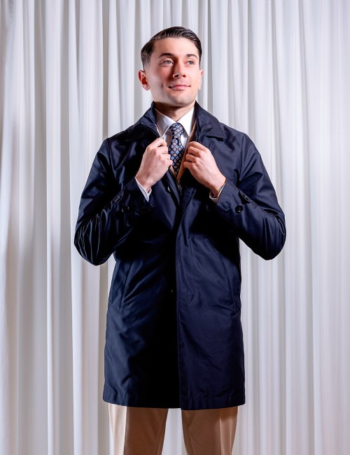 Impermeabile Morning Coat blu