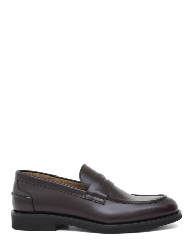 Mocassino in pelle bordeaux chelsea
