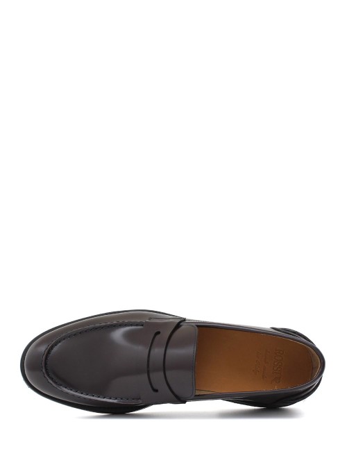 Mocassino in pelle bordeaux chelsea