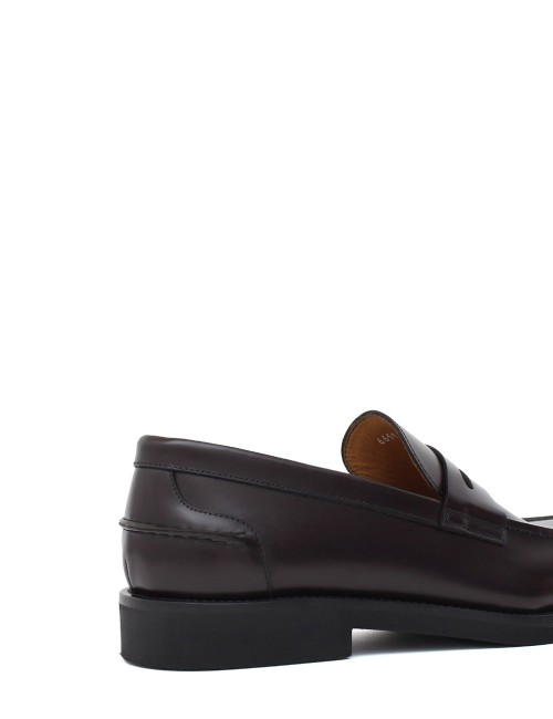 Mocassino in pelle bordeaux chelsea