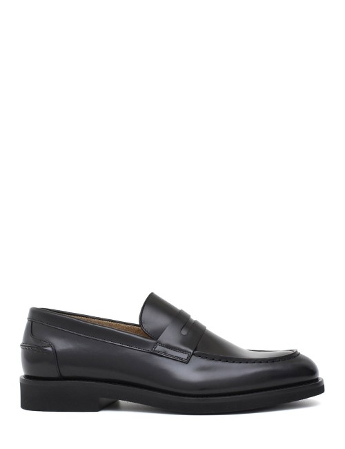 Mocassino in pelle nero chelsea