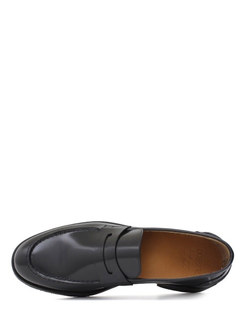 Mocassino in pelle nero chelsea