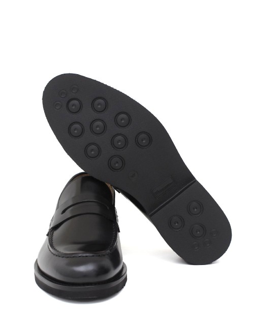 Mocassino in pelle nero chelsea