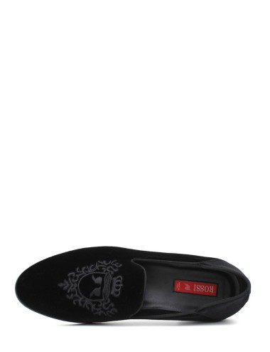 Mocassino in velluto Dragon nero