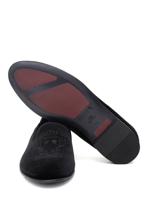 Mocassino in velluto Dragon nero