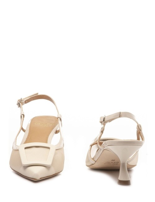 Slingback con tacco 2252 beige