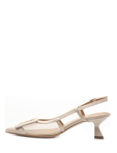 Slingback con tacco 2252 beige