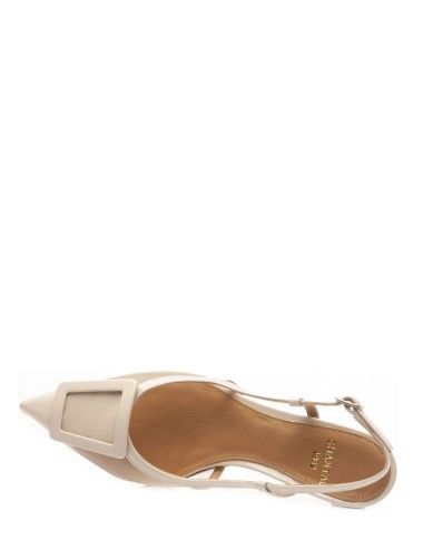 Slingback con tacco 2252 beige