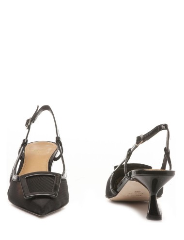 Slingback con tacco 2252 nero