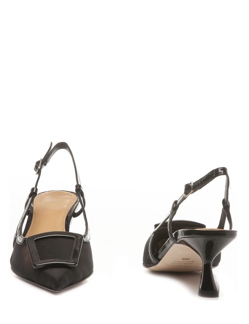 Slingback con tacco 2252 nero