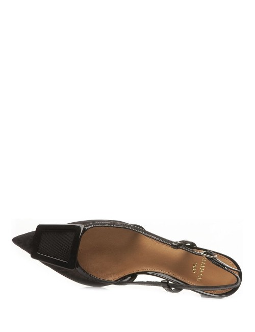 Slingback con tacco 2252 nero