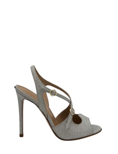 Sandalo AB2771TE MICROGLITTER ARGENTO
