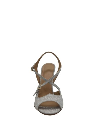 Sandalo AB2771TE MICROGLITTER ARGENTO
