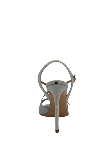 Sandalo AB2771TE MICROGLITTER ARGENTO