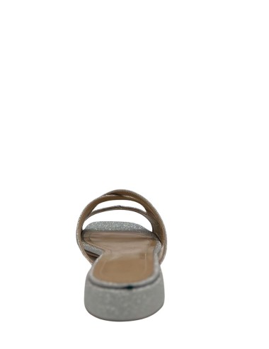 Sandalo basso AB2629TE MICROGLITTER ARGENTO