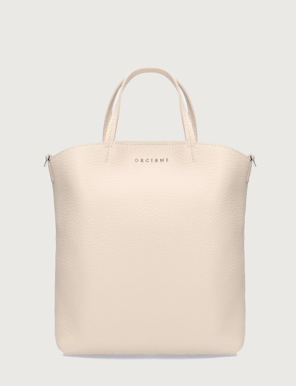 Shopper piccola Ladylike S Soft in pelle avorio