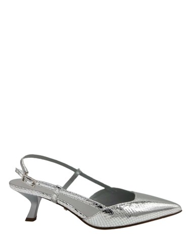 SLINGBACK CORAL ARGENTO SPECCHIO