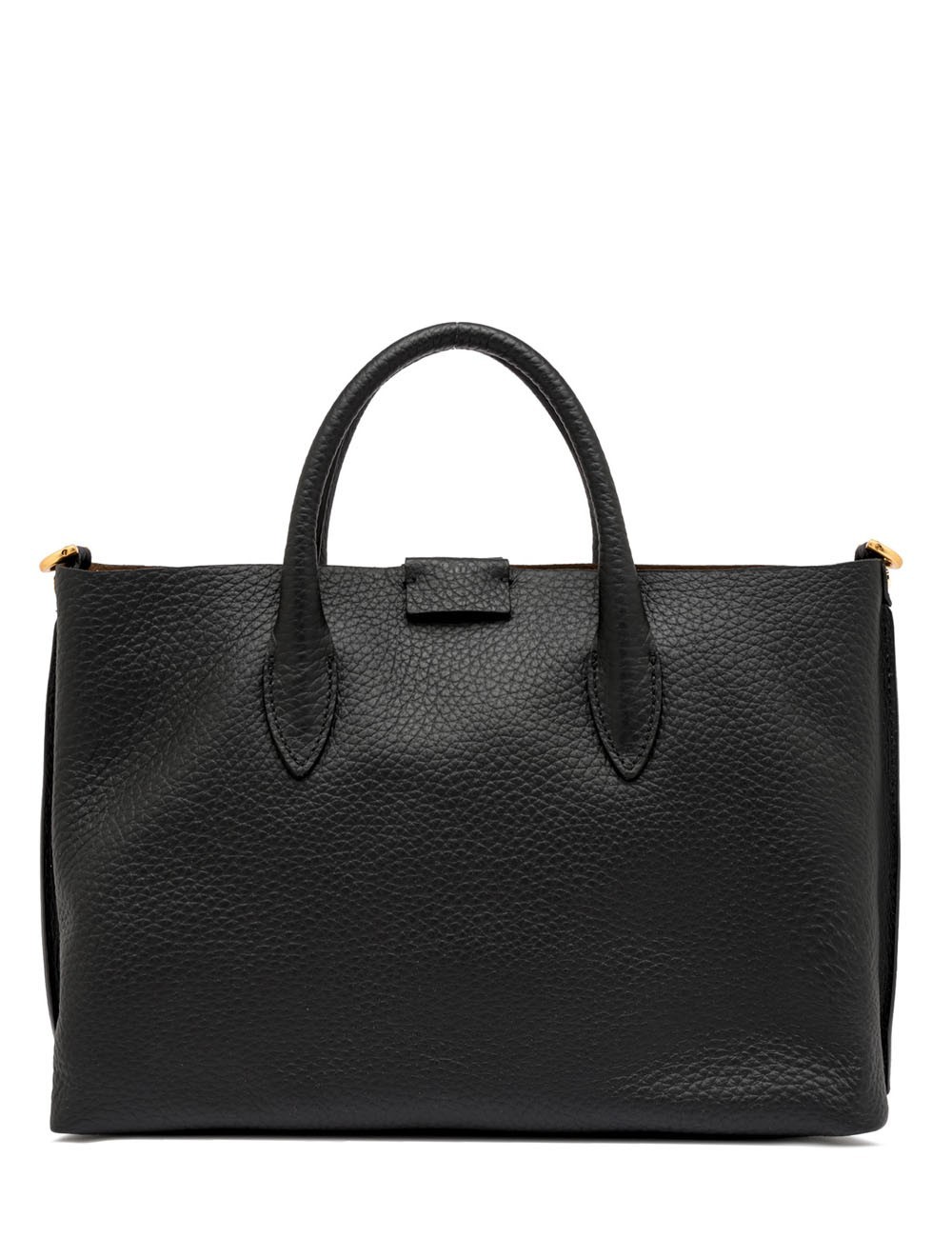 トートバッグ Gianni Chiarini Versatile Calf Leather Bag With Hand Handles Bag Nero/nature Gianni Chiarini - Le Follie Shop