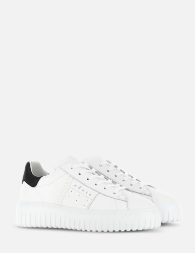 Sneakers H-Stripes Bianco Nero