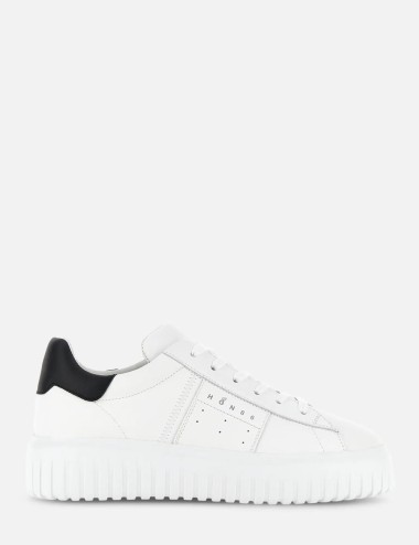 Sneakers H-Stripes Bianco Nero