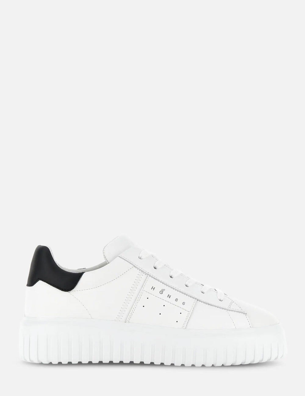 Sneakers H-Stripes Bianco Nero