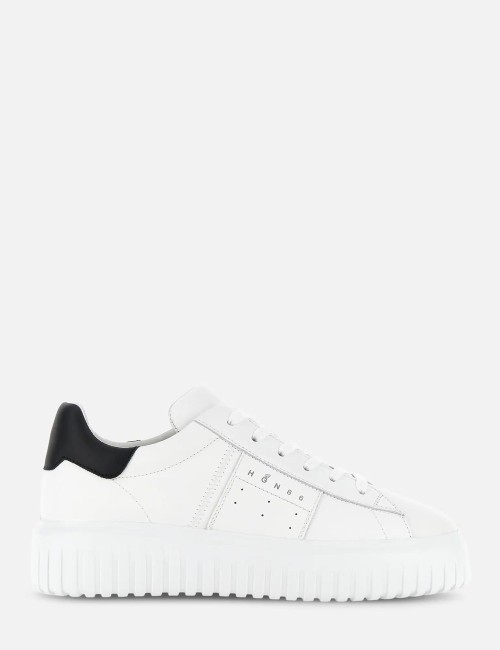 Sneakers H-Stripes Bianco Nero