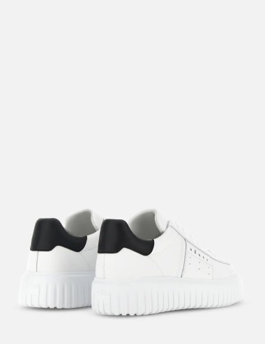 Sneakers H-Stripes Bianco Nero