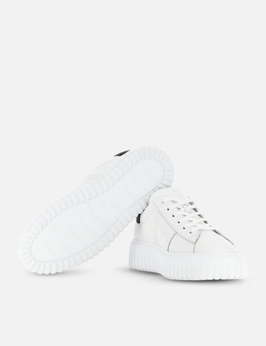 Sneakers H-Stripes Bianco Nero