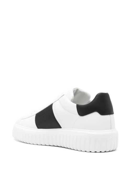 Sneakers H-Stripes bianco nero