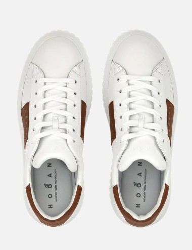 Sneakers H-Stripes White Red