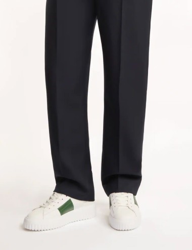 Sneakers H-Stripes Bianco Verde