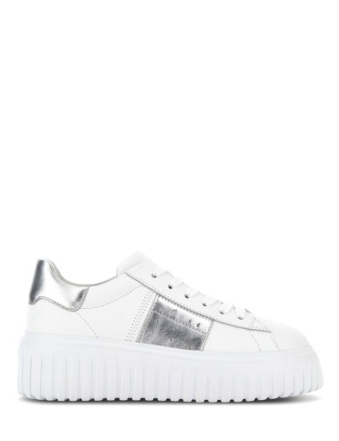 Sneakers H-STRIPES Bianco Argento