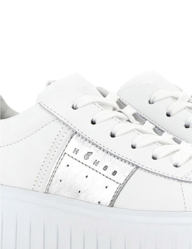 Sneakers H-STRIPES Bianco Argento