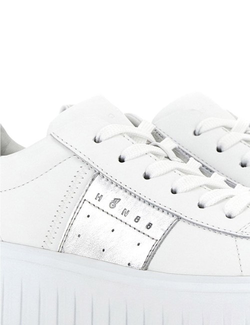 Sneakers H-STRIPES Bianco Argento