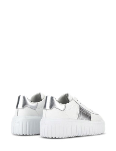 Sneakers H-STRIPES Bianco Argento