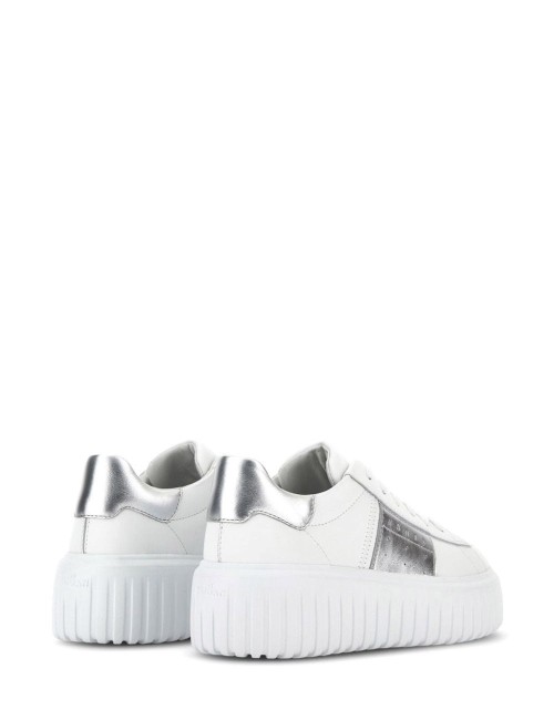 Sneakers H-STRIPES Bianco Argento