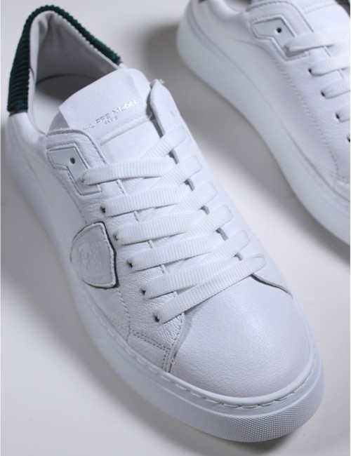 SNEAKERS BTLU TEMPLE LOW BLANC VERT