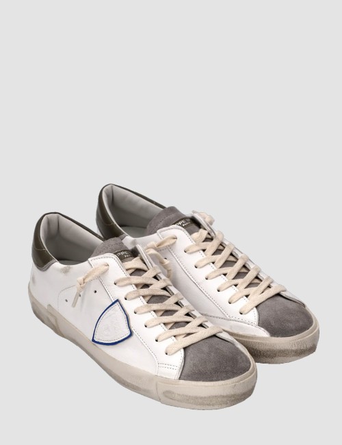 SNEAKERS PRSX LOW BIANCO E ANTRACITE
