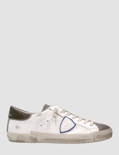 SNEAKERS PRSX LOW BIANCO E ANTRACITE