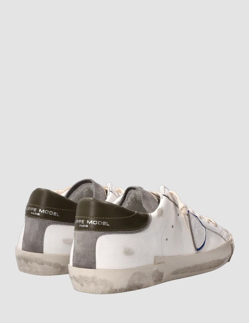 SNEAKERS PRSX LOW BIANCO E ANTRACITE