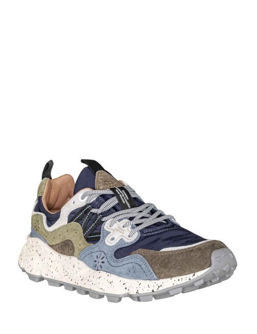 SNEAKERS YAMANO 3 MAN LIGHT BROWN-LIGHT BLUE-VIOLET