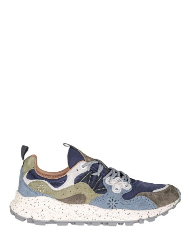 SNEAKERS YAMANO 3 MAN LIGHT BROWN-LIGHT BLUE-VIOLET